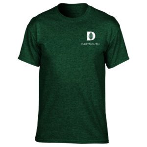 Green Dartmouth t-shirt with logo.