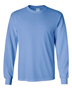 Light blue long-sleeve t-shirt