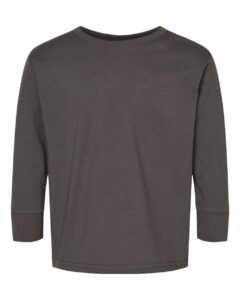 Gray long-sleeve t-shirt for kids.